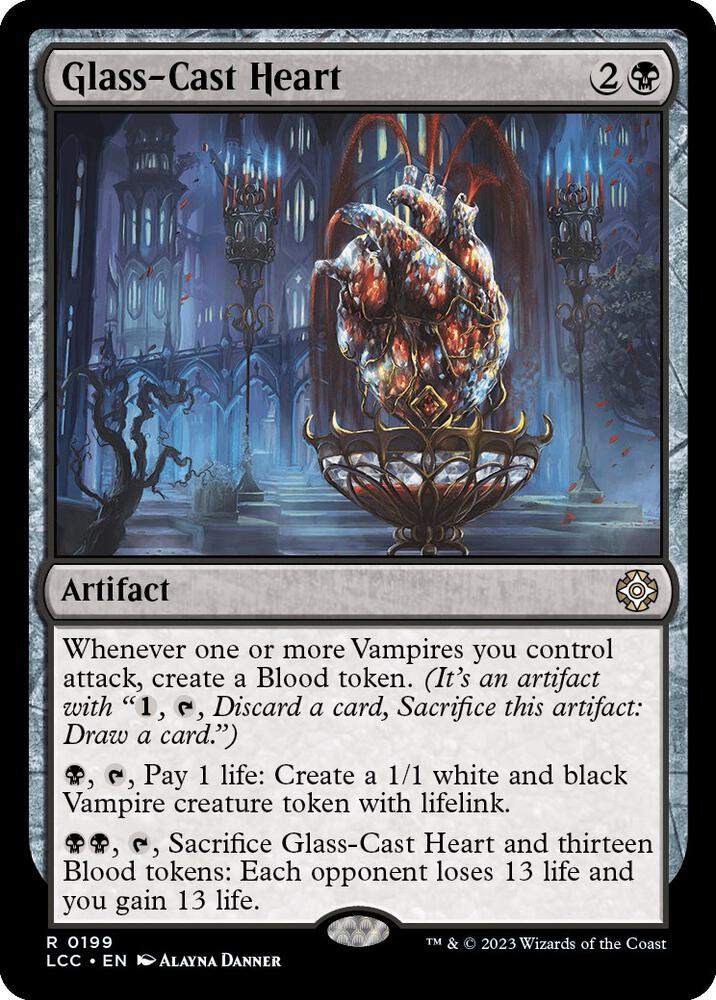 Glass-Cast Heart 199 (Commander: The Lost Caverns of Ixalan)  | Good Games Modbury