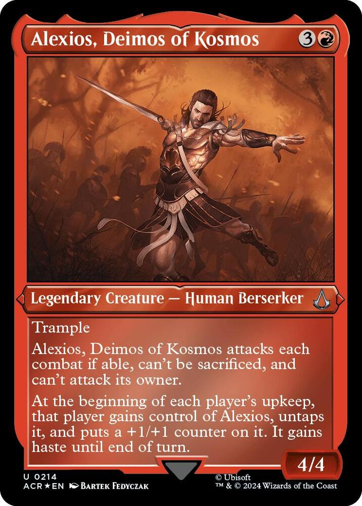 Alexios, Deimos of Kosmos 214 (Universes Beyond: Assassin's Creed)  - Etched Foil | Good Games Modbury