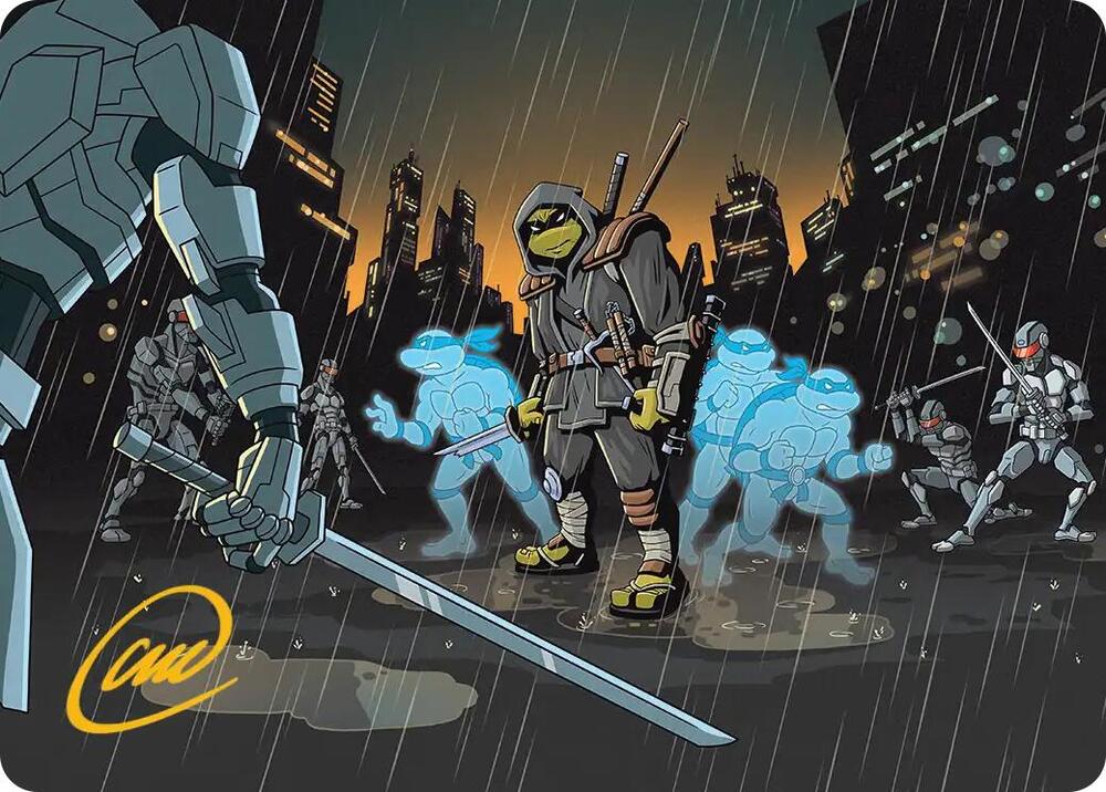 The Last Ronins Technique Art Card Gold Stamped Signature 23 (Art Series: Teenage Mutant Ninja Turtles)  | Good Games Modbury