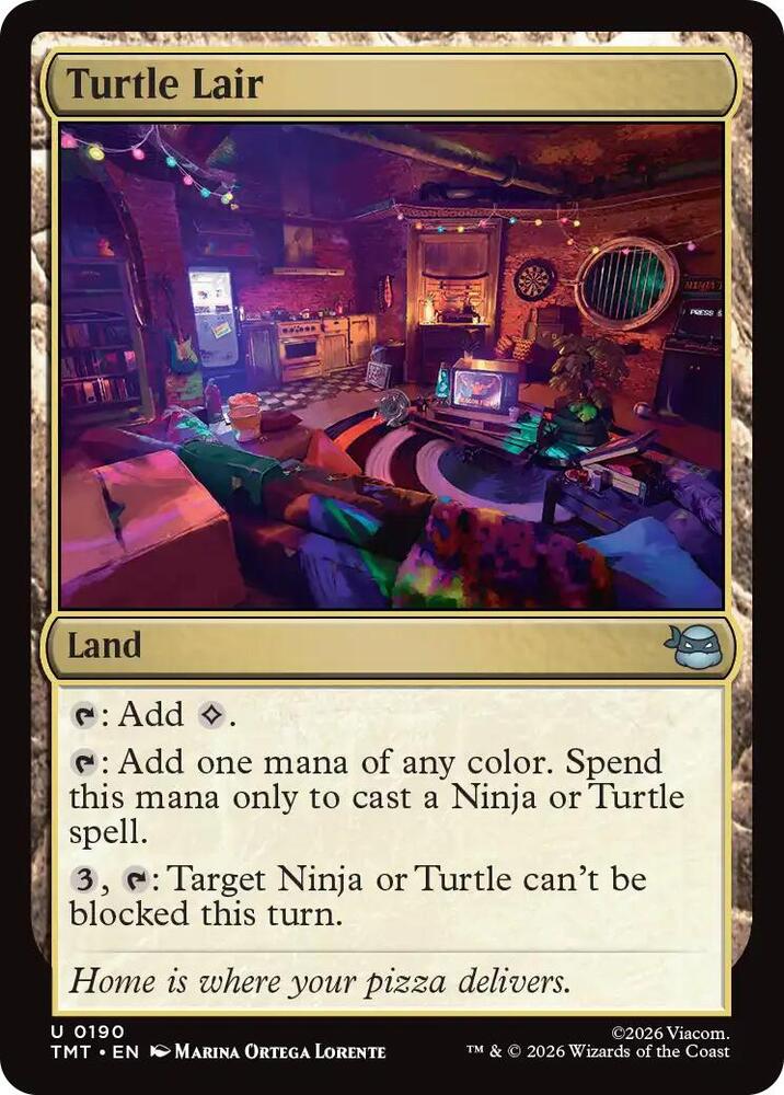 Turtle Lair 190 (Teenage Mutant Ninja Turtles)  - Foil | Good Games Modbury