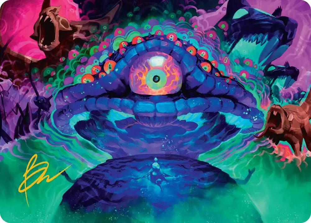 Humongous Fungus Art Card Gold Stamped Signature 45 (Art Series: Teenage Mutant Ninja Turtles)  | Good Games Modbury