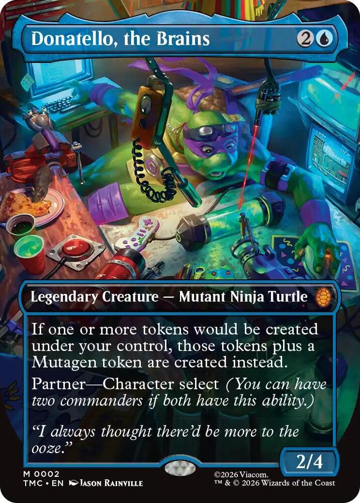 Donatello the Brains 0002 Borderless 2 (Commander: Teenage Mutant Ninja Turtles)  | Good Games Modbury