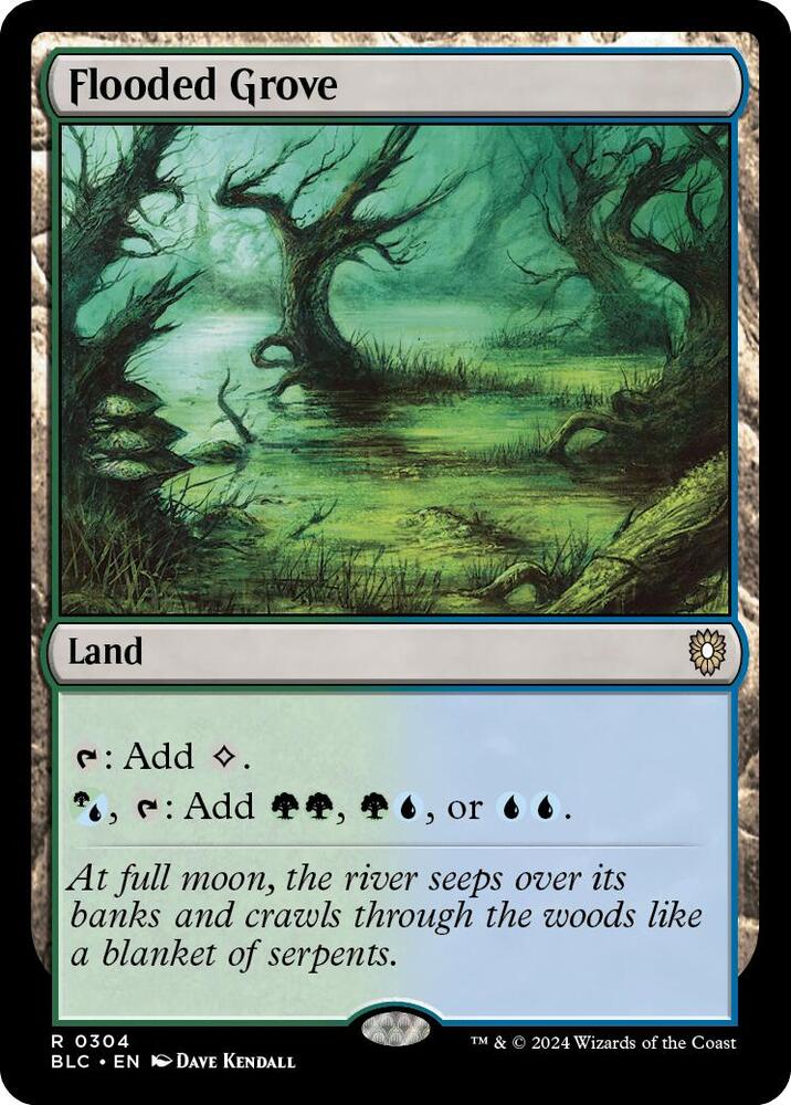 Flooded Grove 304 (Commander: Bloomburrow)  | Good Games Modbury