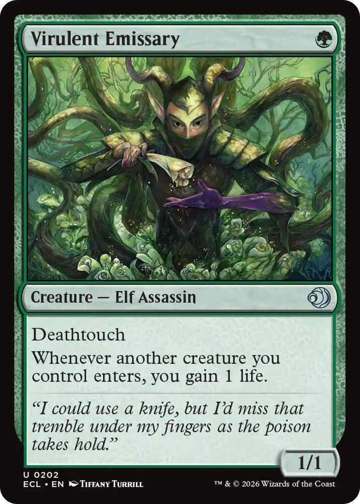 Virulent Emissary 202 (Lorwyn Eclipsed)  - Foil | Good Games Modbury