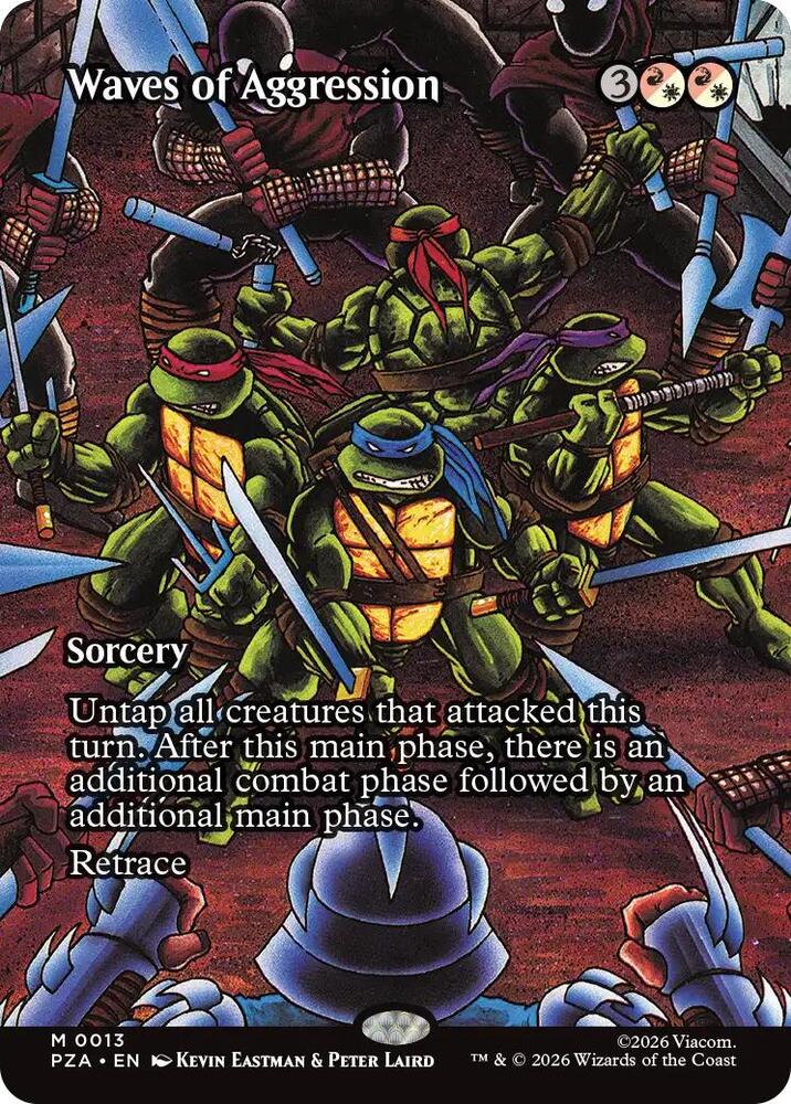 Waves of Aggression 13 (Teenage Mutant Ninja Turtles Source Material)  - Borderless | Good Games Modbury