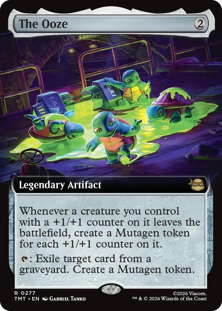The Ooze  277 (Teenage Mutant Ninja Turtles)  - Extended Art Foil | Good Games Modbury