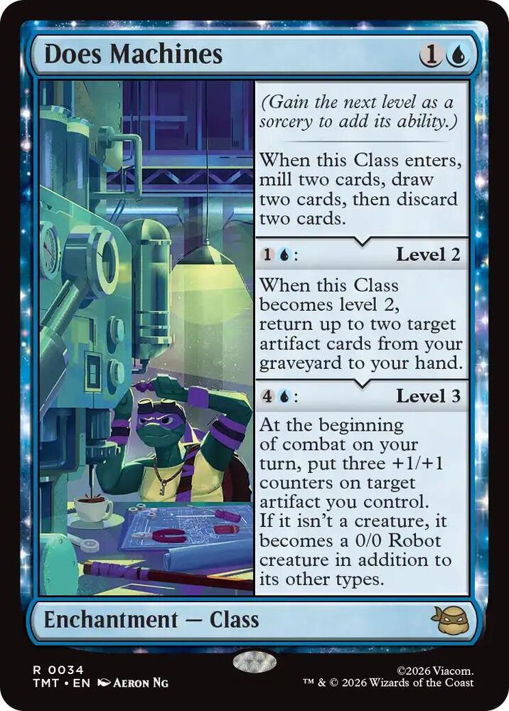 Does Machines 34 (Teenage Mutant Ninja Turtles)  - Foil | Good Games Modbury