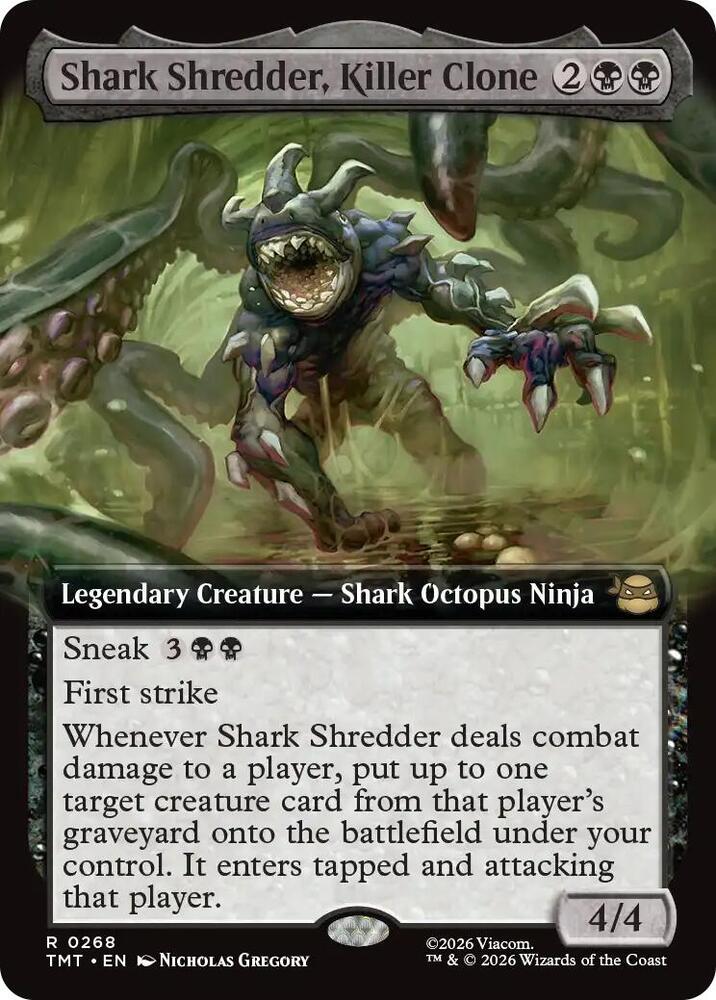 Shark Shredder, Killer Clone 268/190 (Teenage Mutant Ninja Turtles)  - Extended Art | Good Games Modbury