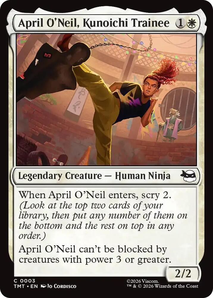 April O'Neil, Kunoichi Trainee 3/190 (Teenage Mutant Ninja Turtles)  | Good Games Modbury