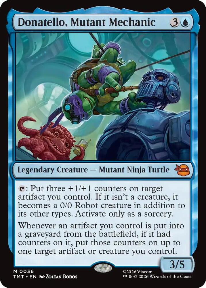 Donatello, Mutant Mechanic 36 (Teenage Mutant Ninja Turtles)  - Foil | Good Games Modbury