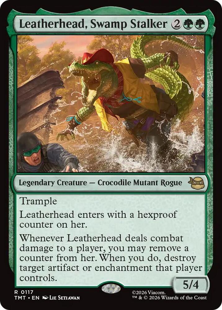 Leatherhead, Swamp Stalker 117/190 (Teenage Mutant Ninja Turtles)  | Good Games Modbury