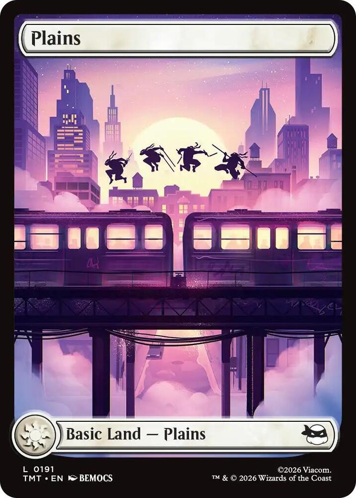 Plains  191/190 (Teenage Mutant Ninja Turtles)  - Full Art | Good Games Modbury