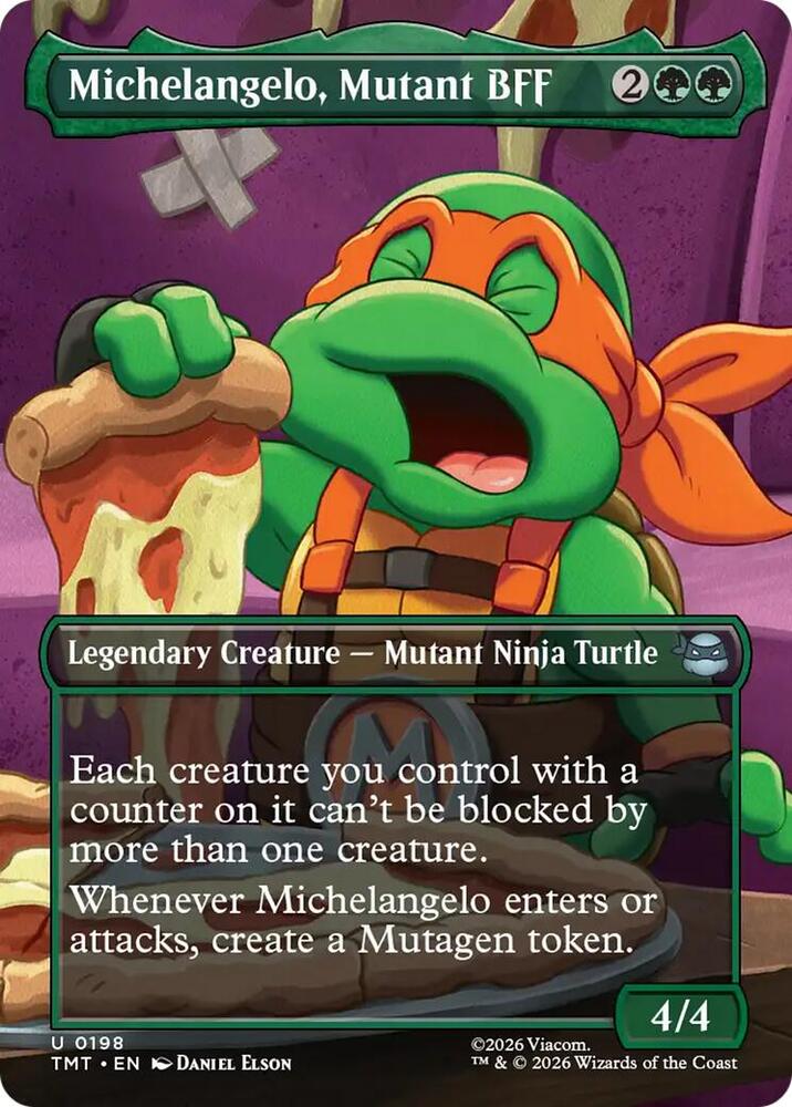 Michelangelo, Mutant BFF 198/190 (Teenage Mutant Ninja Turtles)  - Borderless  | Good Games Modbury