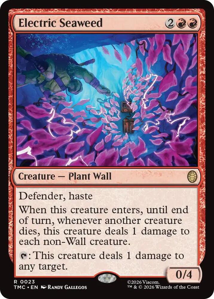 Electric Seaweed 23/0 (Commander: Teenage Mutant Ninja Turtles)  - Surge Foil | Good Games Modbury