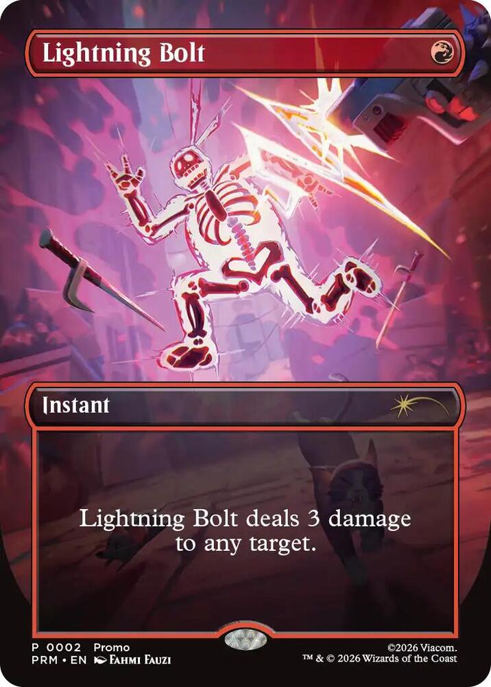 Lightning Bolt 2 (Unique and Miscellaneous Promos)  - Borderless | Good Games Modbury