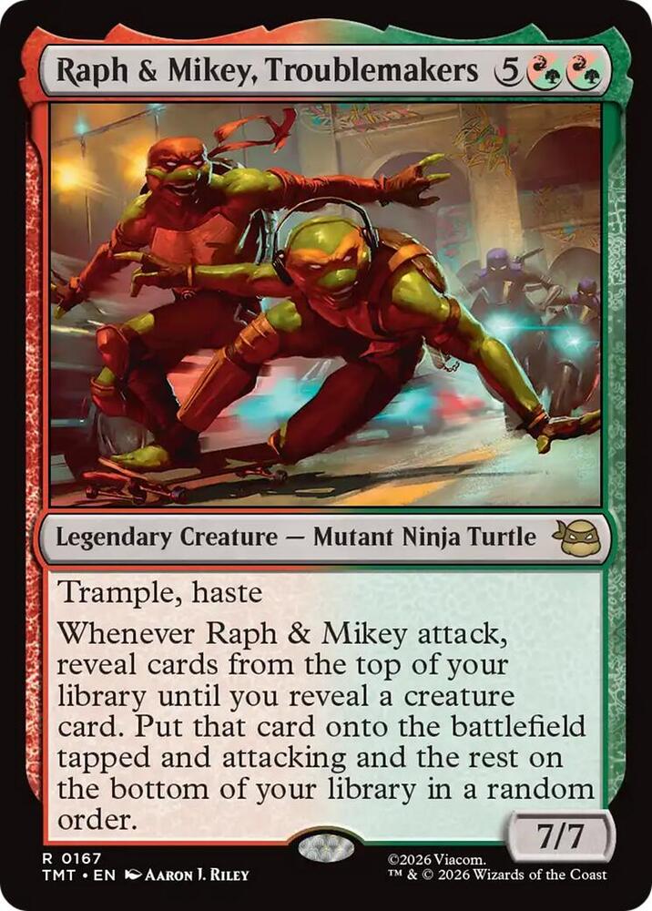 Raph and Mikey, Troublemakers 167 (Teenage Mutant Ninja Turtles)  - Foil | Good Games Modbury