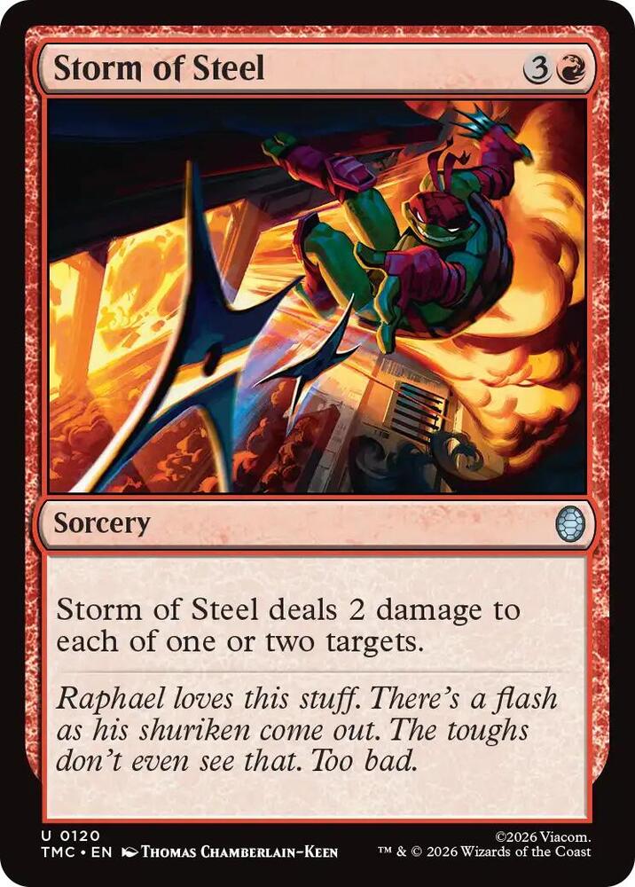 Storm of Steel 120/0 (Commander: Teenage Mutant Ninja Turtles)  | Good Games Modbury