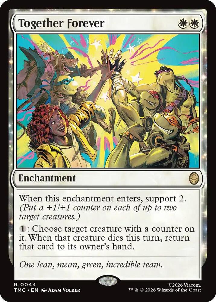 Together Forever 44/0 (Commander: Teenage Mutant Ninja Turtles)  - Surge Foil | Good Games Modbury