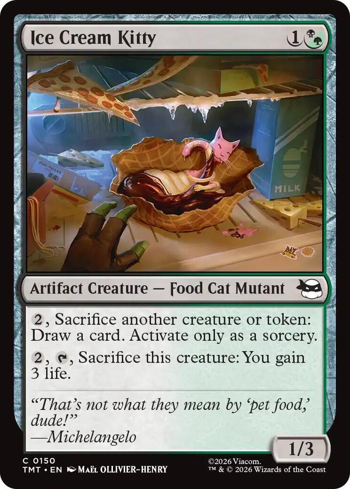 Ice Cream Kitty 150 (Teenage Mutant Ninja Turtles)  - Foil | Good Games Modbury