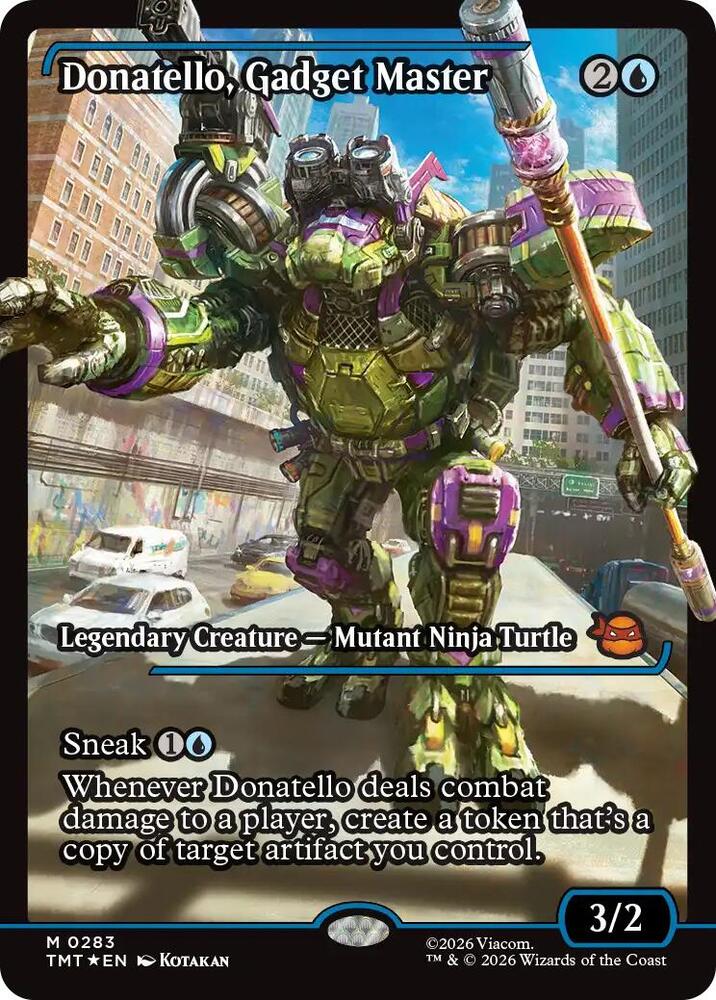 Donatello, Gadget Master 283/260 (Teenage Mutant Ninja Turtles)  - Showcase Foil | Good Games Modbury
