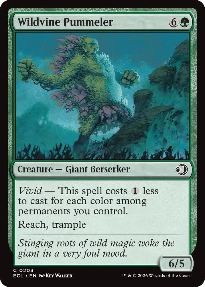 Wildvine Pummeler 203/273 (Lorwyn Eclipsed)  - Foil | Good Games Modbury