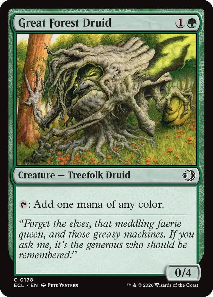 Great Forest Druid 178/273 (Lorwyn Eclipsed)  | Good Games Modbury