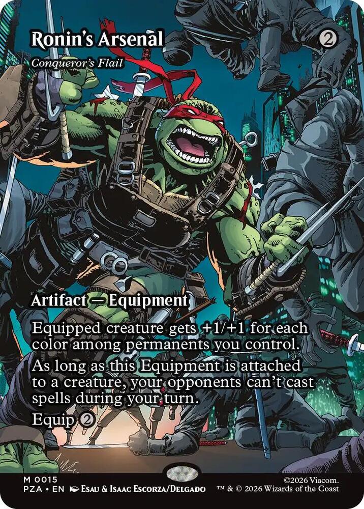 Ronin's Arsenal Conqueror's Flail 15 (Teenage Mutant Ninja Turtles Source Material)  - Borderless | Good Games Modbury