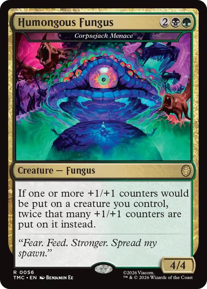 Humongous Fungus Corpsejack Menace 56/0 (Commander: Teenage Mutant Ninja Turtles)  - Surge Foil | Good Games Modbury