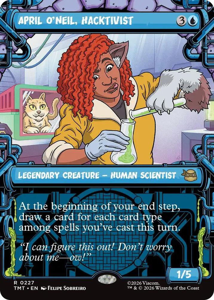 April O'Neil, Hacktivist 227/190 (Teenage Mutant Ninja Turtles)  - Showcase  | Good Games Modbury