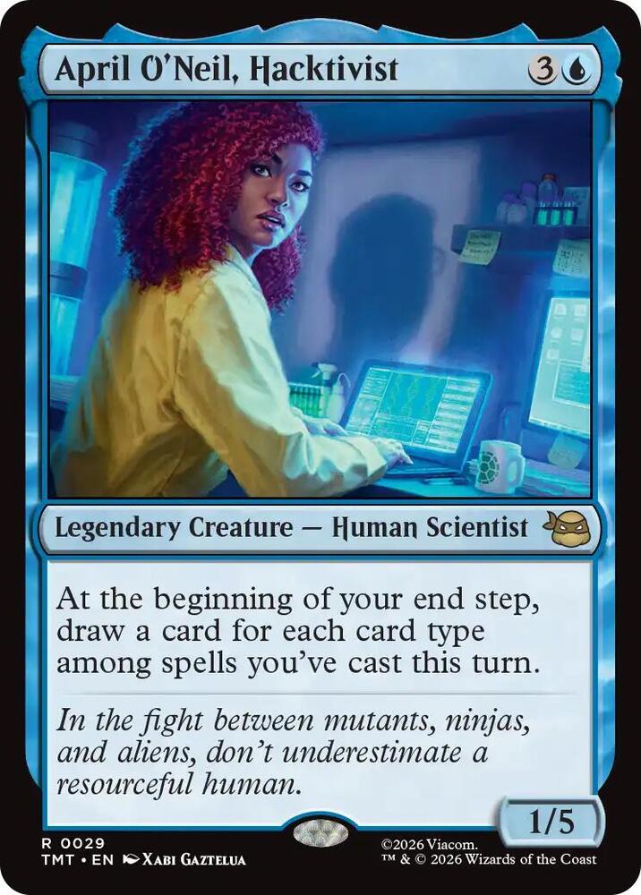 April O'Neil, Hacktivist 29/190 (Teenage Mutant Ninja Turtles)  | Good Games Modbury