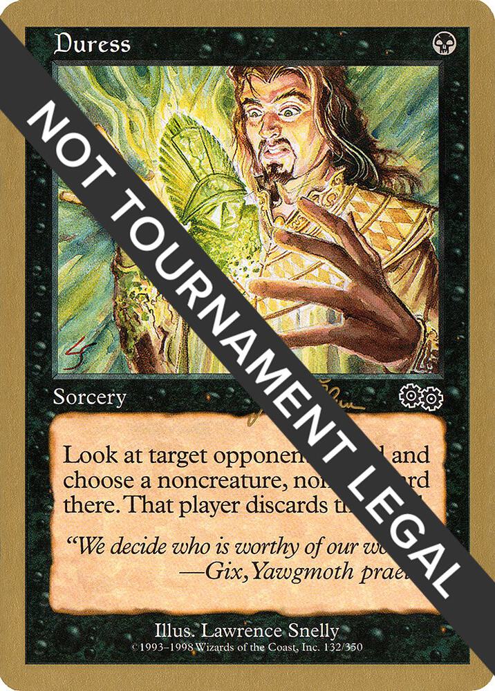 Duress 1999 Jakub Slemr USG js132/111 (World Championship Decks)  | Good Games Modbury