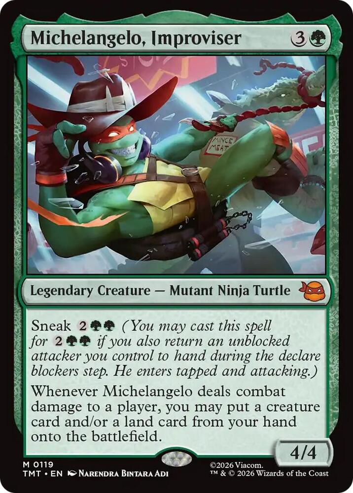 Michelangelo Improviser 119 (Teenage Mutant Ninja Turtles)  | Good Games Modbury