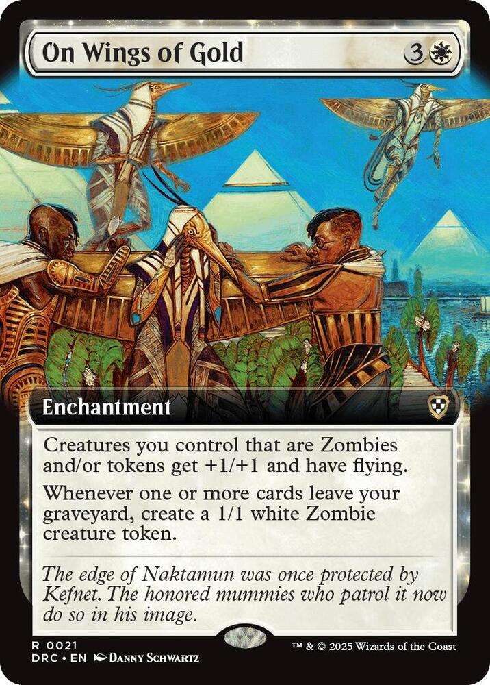 On Wings of Gold 21 (Commander: Aetherdrift)  - Extended Art | Good Games Modbury