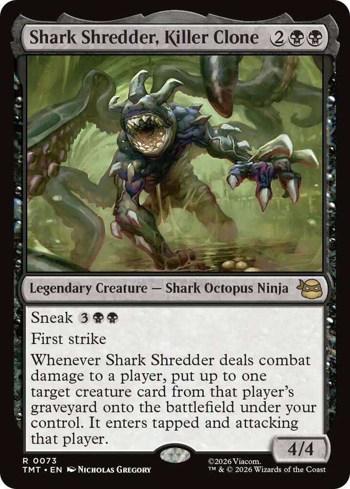 Shark Shredder, Killer Clone 73/190 (Teenage Mutant Ninja Turtles)  - Foil | Good Games Modbury
