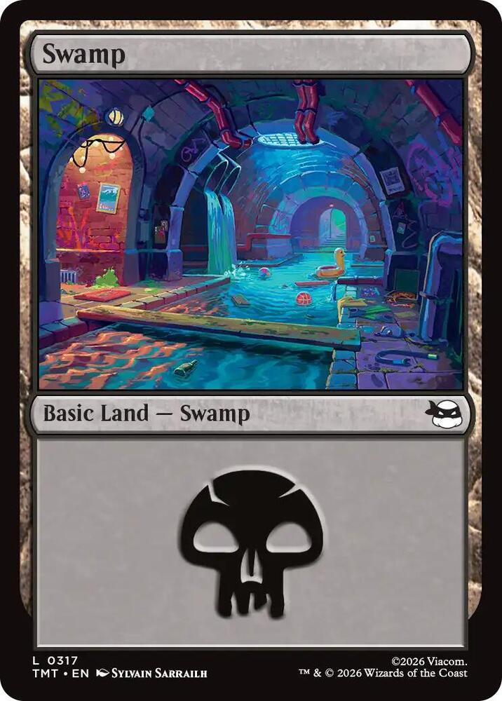Swamp 317 (Teenage Mutant Ninja Turtles)  - Foil | Good Games Modbury