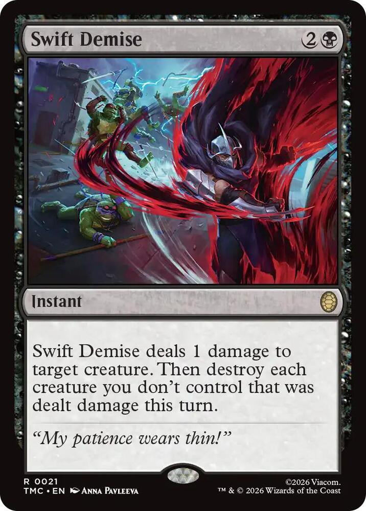 Swift Demise 21/0 (Commander: Teenage Mutant Ninja Turtles)  | Good Games Modbury