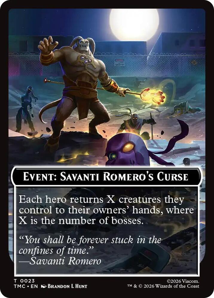 Event Savanti Romeros Curse 23 (Commander: Teenage Mutant Ninja Turtles)  | Good Games Modbury