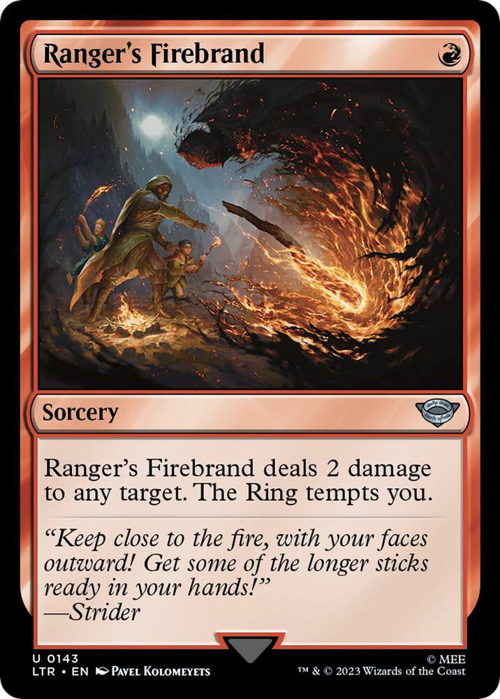 Rangers Firebrand 143/281 (Universes Beyond: The Lord of the Rings: Tales of Middle-earth)  | Good Games Modbury