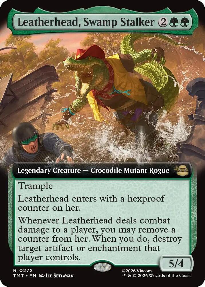 Leatherhead, Swamp Stalker 272 (Teenage Mutant Ninja Turtles)  - Extended Art | Good Games Modbury