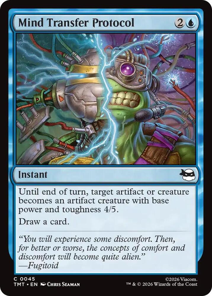 Mind Transfer Protocol 45/190 (Teenage Mutant Ninja Turtles)  - Foil | Good Games Modbury