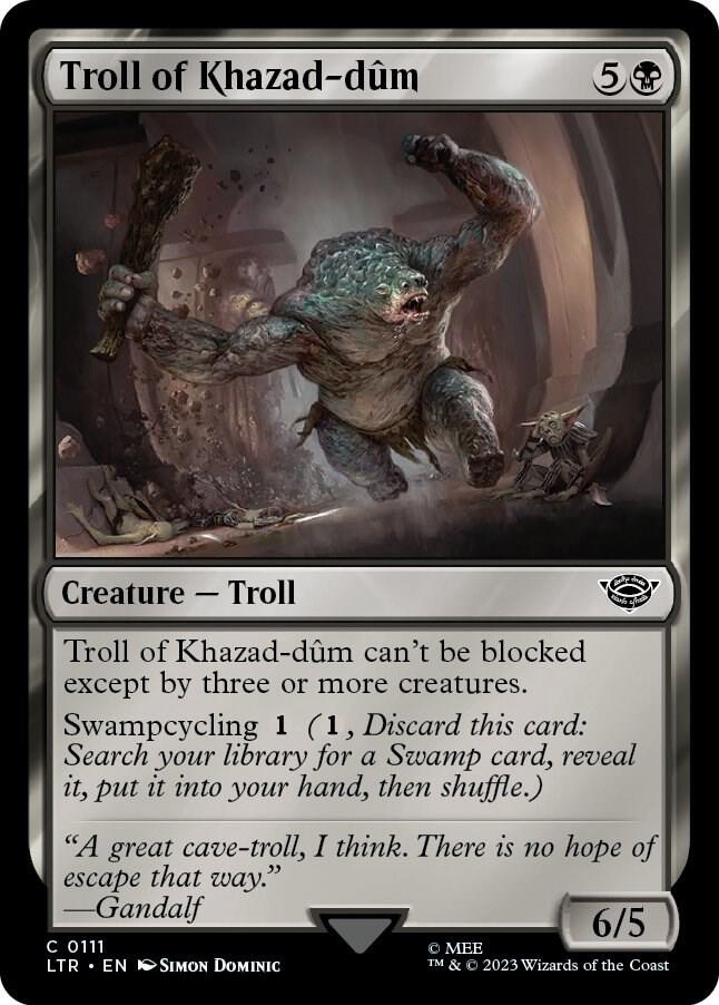 Troll of Khazad-dûm 111 (Universes Beyond: The Lord of the Rings: Tales of Middle-earth)  | Good Games Modbury