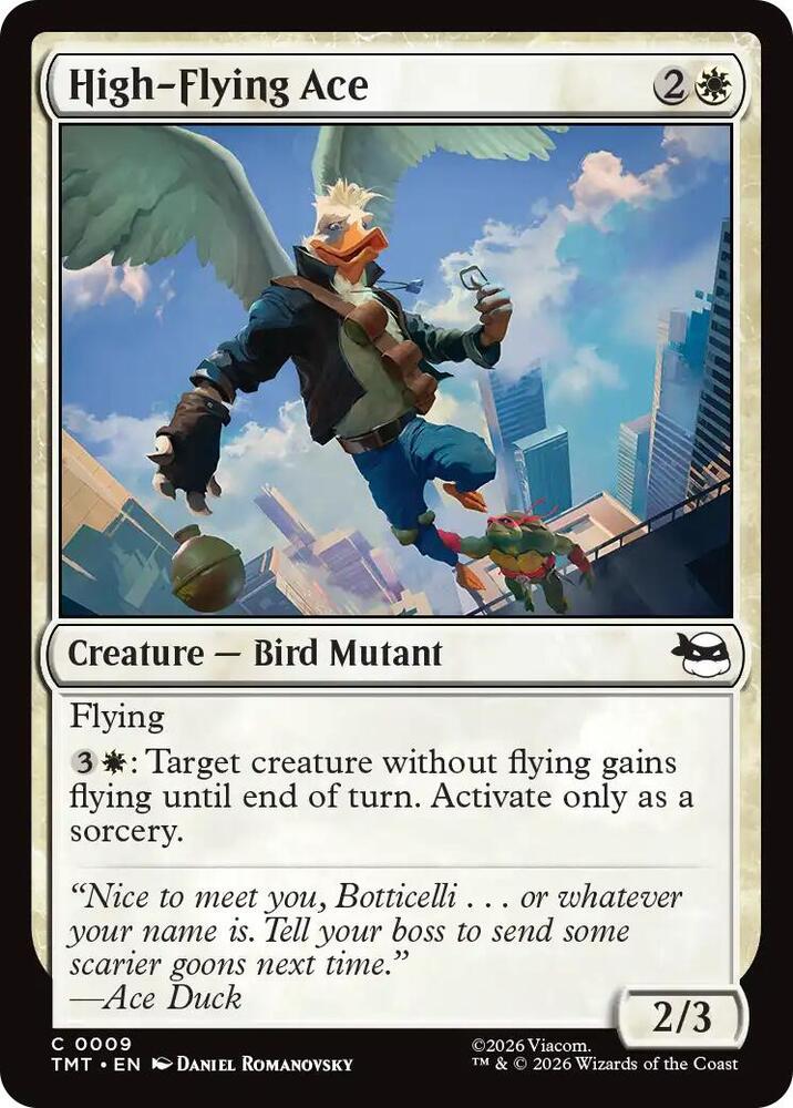 High-Flying Ace 9/190 (Teenage Mutant Ninja Turtles)  - Foil | Good Games Modbury