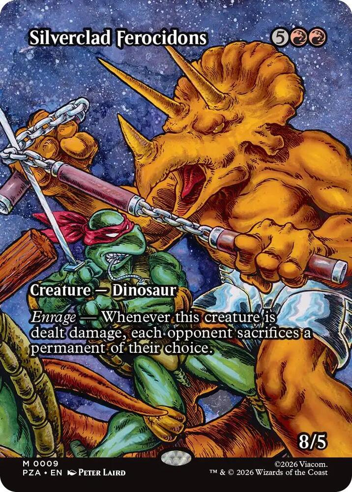 Silverclad Ferocidons 9/20 (Teenage Mutant Ninja Turtles Source Material)  - Borderless | Good Games Modbury