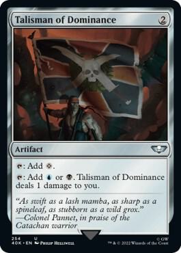 Talisman of Dominance 254 (Universes Beyond: Warhammer 40,000)  | Good Games Modbury