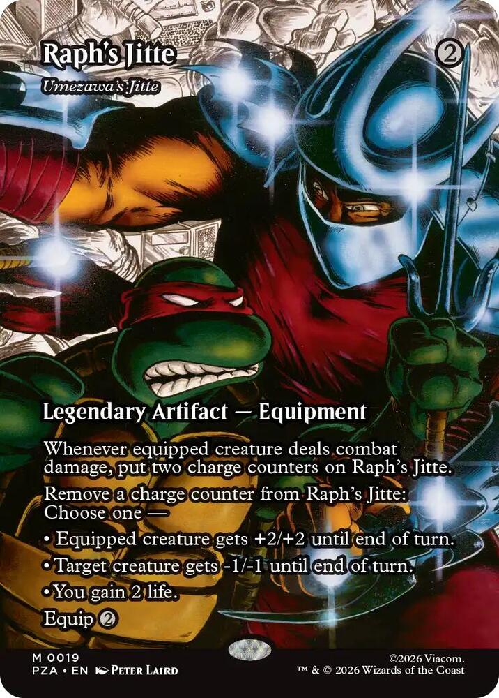 Raph's Jitte - Umezawa's Jitte 19 (Teenage Mutant Ninja Turtles Source Material)  - Borderless | Good Games Modbury