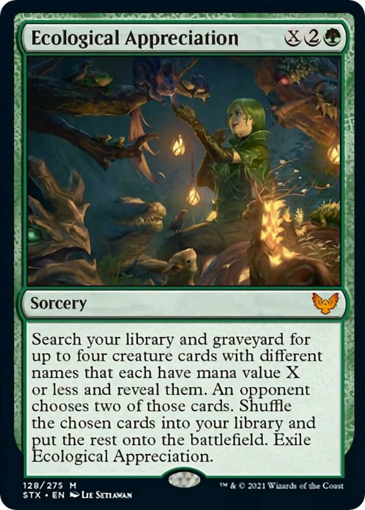 Ecological Appreciation 128/275 (Strixhaven: School of Mages)  - Foil | Good Games Modbury