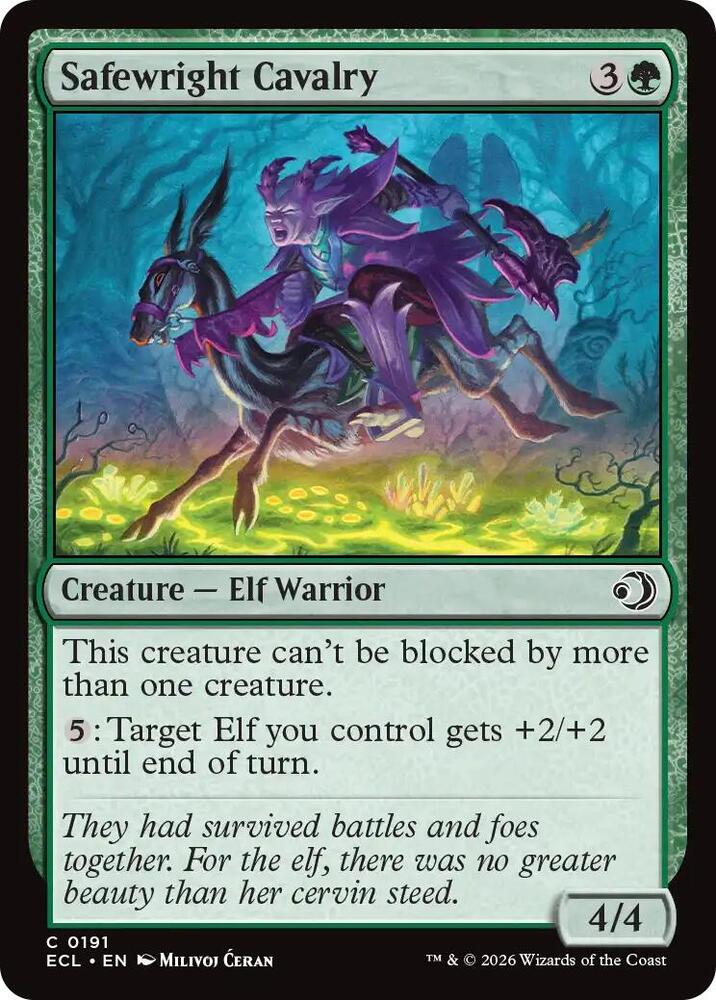 Safewright Cavalry 191/273 (Lorwyn Eclipsed)  - Foil | Good Games Modbury