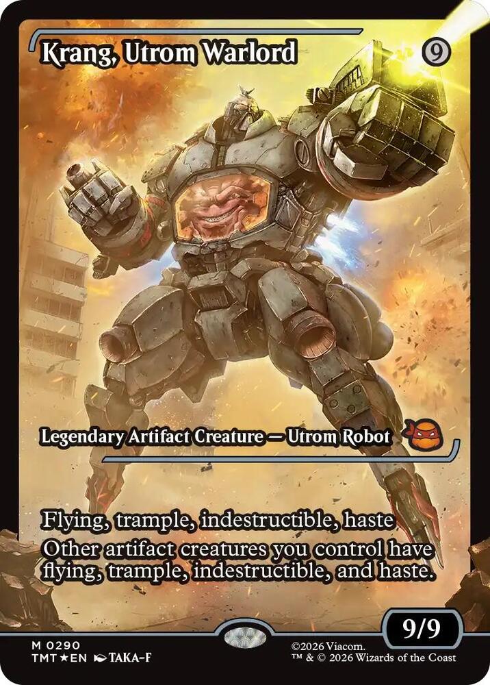 Krang Utrom Warlord Showcase 290 (Teenage Mutant Ninja Turtles)  - Showcase Foil | Good Games Modbury