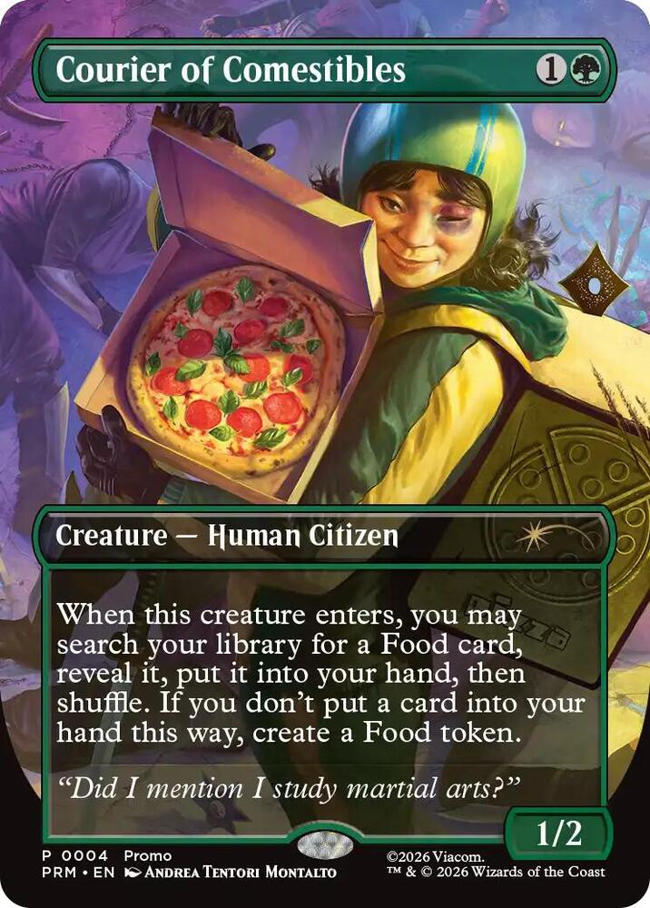 Courier of Comestibles 4 (Unique and Miscellaneous Promos)  - Borderless | Good Games Modbury