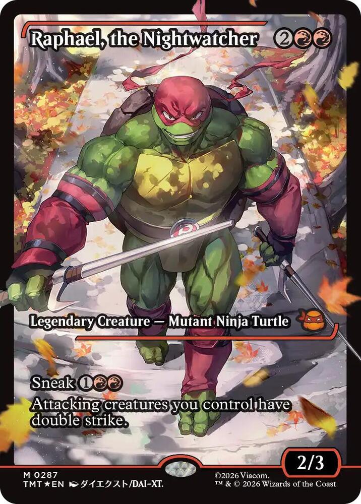 Raphael, the Nightwatcher 287/190 (Teenage Mutant Ninja Turtles)  - Showcase Foil | Good Games Modbury